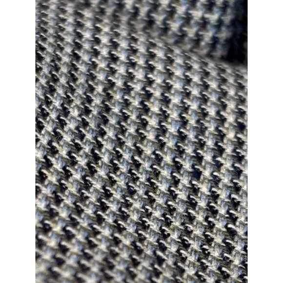 Mens Canali Blazer Silk Wool 42L Italy Jacket Sport Coat Tan Micro Check Texture Suits